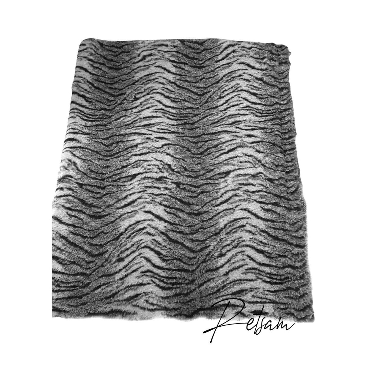 Vetbed Tiger grau 150cm x Wunschzuschnitt - ideal für Wurfkiste etc.