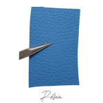 25x80cm Lederstreifen helles blau genarbt (29) -Zuschnitt Lederstück Lederhaut Leder