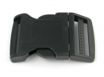 40mm Acetal Steckverschluss Kunststoff schwarz