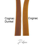 Fettleder "Cognac-Dunkel" 24mm Einzelriemen Halsbandriemen