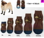 Hundesocken BRAUN