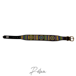 Massai Halsband Kenyan Collection (4) Leder-Perlenhalsband, Handarbeit NEU - Einzelstück