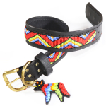 Massai Halsband Schmuckhalsband "RED ZICK"