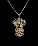 Rhodesian Ridgeback Kette mit Kopf Rhodesian Ridgeback - Modeschmuck