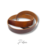 Vegetabil gegerbter Vollrind-Lederriemen Kobel mittelbraun Antikfinish - Premiumqualität Gürtel