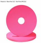 Beta-Biothane NEONPINK Meterware - 9mm