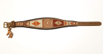 Massai Halsband Schmuckhalsband "TAN" Lurcher