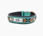 Massai Halsband Schmuckhalsband "TOURQUISE" Türkis