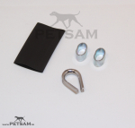 Profi Set Beschlag für Biothane rund (1 Stk) 6mm