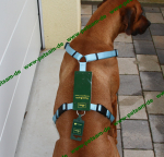 Hunter HELLBLAU Vario Rapid Brustgeschirr Hundegeschirr XL