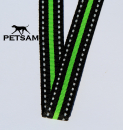 "Reflex grün" gewebtes Gurtband 20mm Breite